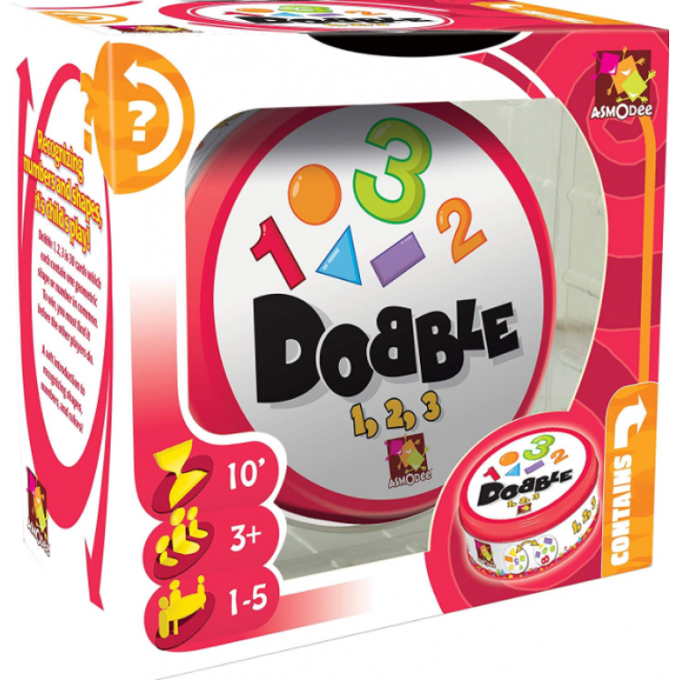 Spoločenská hra Dooble 1-2-3 matematika 